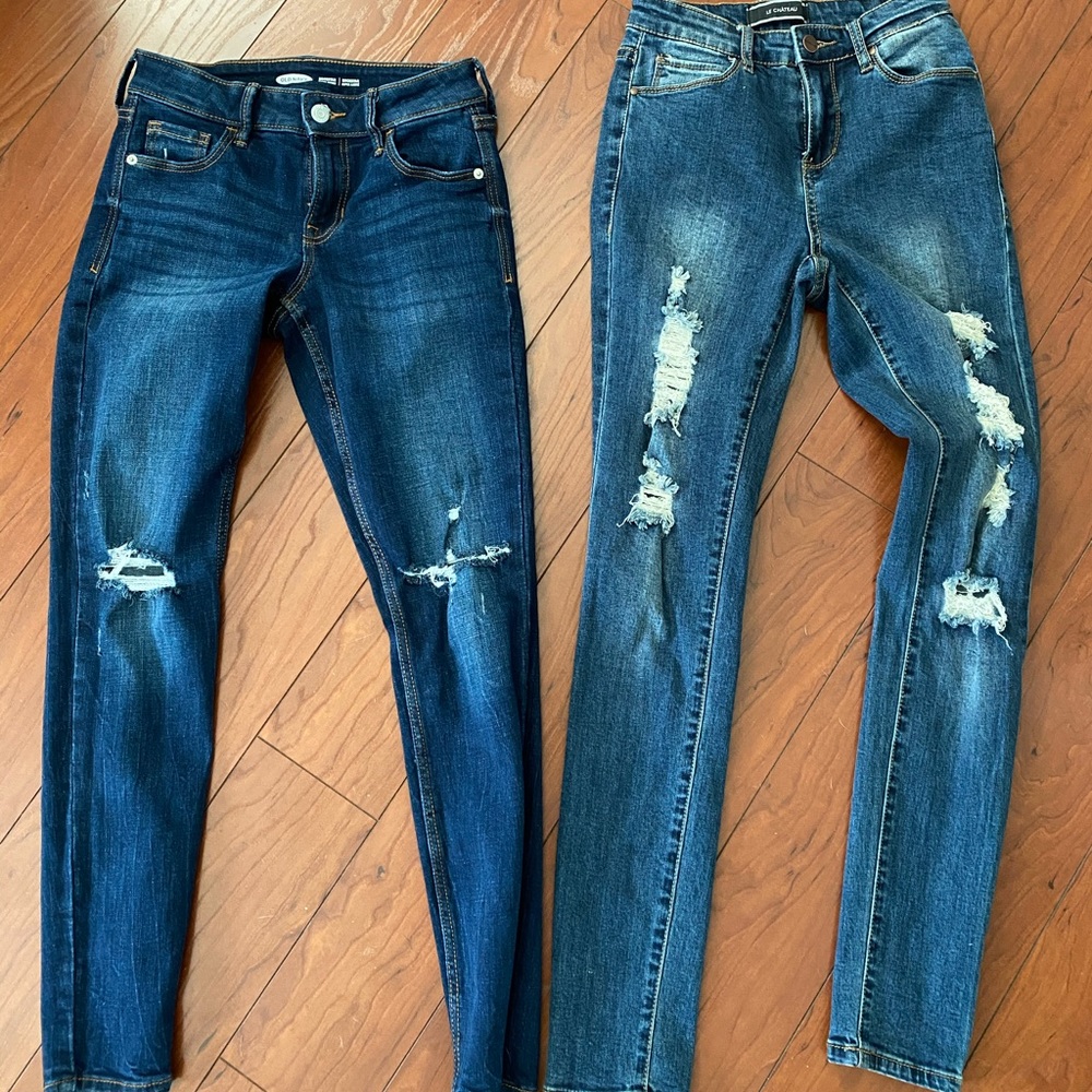 Two Pairs of New Skinny Jeans (lot of 2)